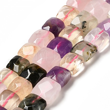 Natural Mixed Quartz Beads Strands G-G980-05-1