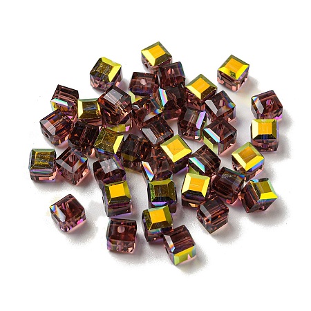 Electroplate Glass Beads EGLA-Z004-04A-02-1