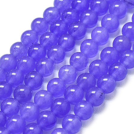Natural Malaysia Jade Beads Strands G-L645-C01-4mm-06-1