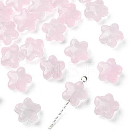 30Pcs Baking Paint Glass Beads GLAA-FS0001-99I-1