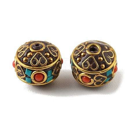 Handmade Polymer Clay Indonesia Beads PY-CBAAA14-07C-04-1