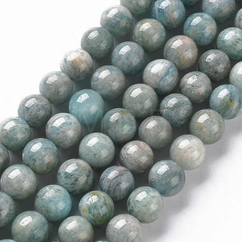 Natural Amazonite Beads Strands G-S333-8mm-005-1