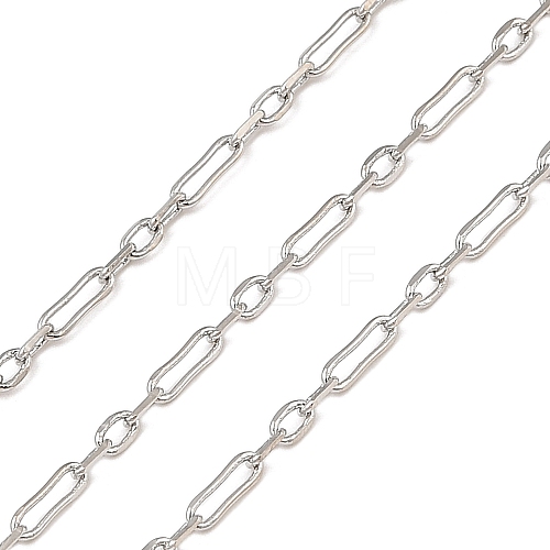 Rack Plating Brass Link Chains CHC-A010-08P-1