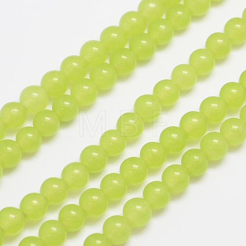 Natural & Dyed Malaysia Jade Bead Strands X-G-A146-6mm-A27-1