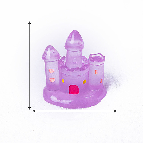 Resin Luminous Castle Mini Model PW-WGC3917-02-1