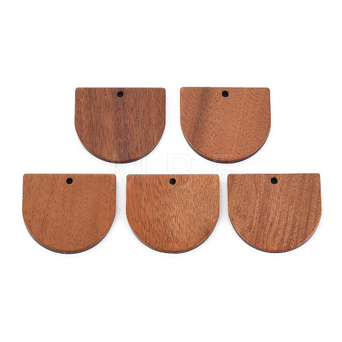 Natural Walnut Wood Pendants WOOD-N011-010-1