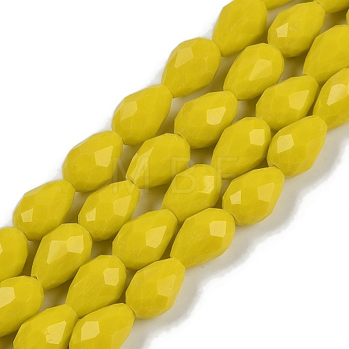 Opaque Solid Color Beads Strands EGLA-N013-P8mm-D06-1