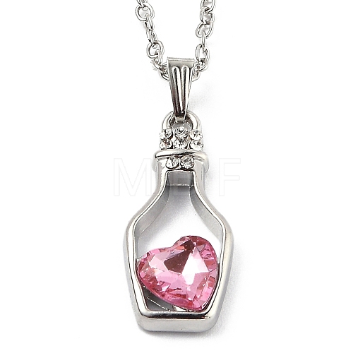 Alloy Resin Pendant Necklaces NJEW-B0003-06P-1