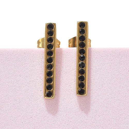 304 Stainless Steel Stud Earrings EJEW-F361-05G-1