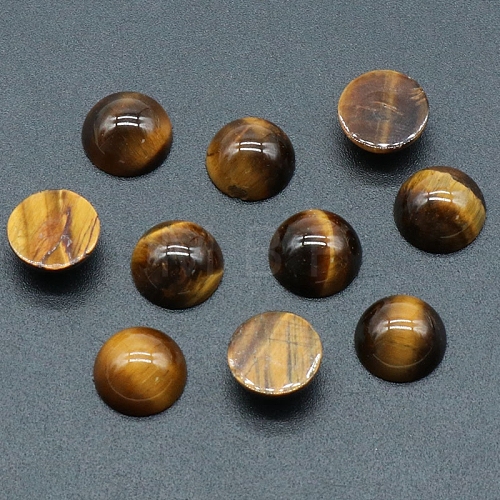 Natural Tiger Eye Cabochons PW-WG51238-01-1