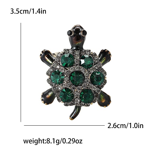 Alloy and Glass Rhinestone Brooch PW-WG937A4-03-1