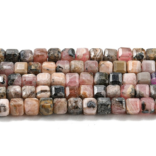 Natural Rhodonite Beads Strands G-Q1005-F-01-1