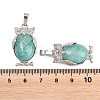 Natural Amazonite Pendants G-A315-03G-P-3