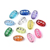 Plastic Oval Beads KY-Q002-03-2