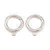 Brass Spring Gate Rings KK-P353-16P-1