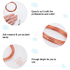 Red Copper Craft Wire CWIR-WH0017-02A-4