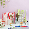 12Pcs 6 Colors Rectangle Transparent PVC Plastic Bags ABAG-FG0001-14-4
