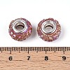 Opaque Resin European Beads RESI-T057-29G-3