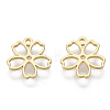 Brass Charms X-KK-T055-003G-NF-2
