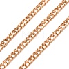 Brass Curb Chains KK-E015-03C-2