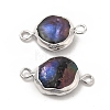 Baroque Natural Keshi Pearl Connector Charms PEAR-P004-57P-02-3
