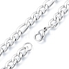 Men's 201 Stainless Steel Figaro Chains Necklace NJEW-N050-A08-7-50P-2