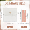 6Pcs Square PU Leather Jewelry Storage Bags with Iron Button ABAG-OC0001-18E-2