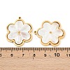 Natural White Shell Pendants STAS-C158-07E-G-3