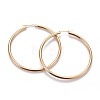 201 Stainless Steel Big Hoop Earrings LS-EJEW-F205-14G-C-1