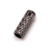 Zinc Alloy Cord Ends FIND-WH0091-68B-2