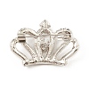 Rhinestone Crown Brooch Pin JEWB-Q030-05P-2