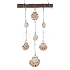 Electroplate Sea Shell Hanging Ornaments HJEW-JM04538-2