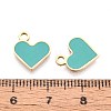 304 Stainless Steel Enamel Charms STAS-L022-483G-05-3