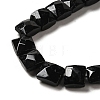 Natural Black Tourmaline Beads Strands G-C109-A10-02-4