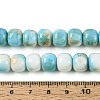 Ombre Effect Dyed Glass Beads Strands GLAA-N067-01A-03-4