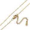 201 Stainless Steel Cable Chain Necklaces NJEW-P309-13G-3