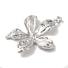 Rack Plating Brass & Cubic Zirconia Pendants KK-L216-068P-2