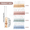60Pcs 4 Colors Plastic Clothespin KY-TA0001-64-4