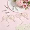 Plastic Imitation Pearl Shoe Charms AJEW-CP0006-58-3