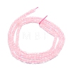 Natural Rose Quartz Beads Strands G-P457-B01-50-3