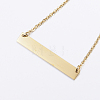304 Stainless Steel Pendant Necklaces NJEW-G291-14G-1
