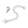 SHEGRACE Brass Curb Chain Extender XGR0147P-134P-2