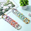 5Pcs Ring Food Grade Eco-Friendly Silicone Focal Beads JX893N-5