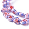 Handmade Millefiori Glass Beads Strands X-LK-R004-03N-3