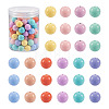 100Pcs 10 Colors Food Grade Eco-Friendly Silicone Beads SIL-TA0001-28-10