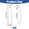 20Pcs Alloy Open Back Bezel Big Pendants FIND-CA0011-76-2