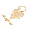 Brass Toggle Clasps KK-CBA7BFE-08G-5