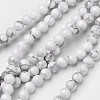 Natural Howlite Beads Strands G-D809-10-4mm-1