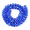 Electroplate Glass Beads Strands EGLA-A034-T10mm-L26-3