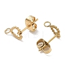 304 Stainless Steel Stud Earring Findings SA-CBA22DE-05G-01-2